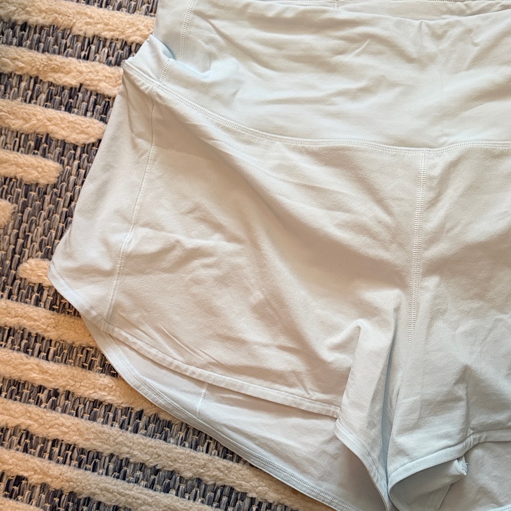 lululemon athletica Women's Athletic Shorts in Light Gray - Picture 3 of 7